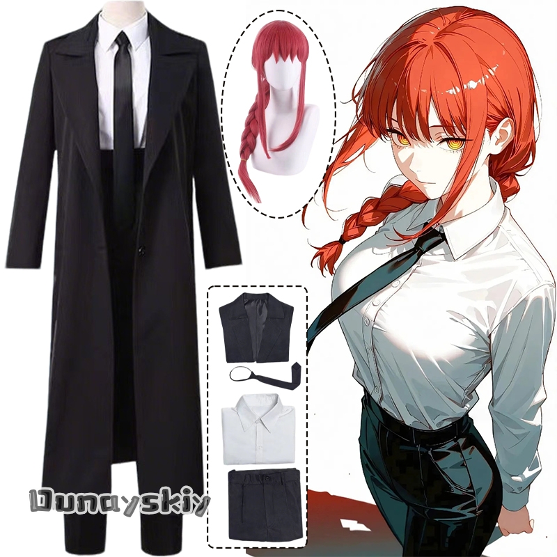 Anime homem makima cosplay tra - Anime Cosplay Makima avaliação e preço