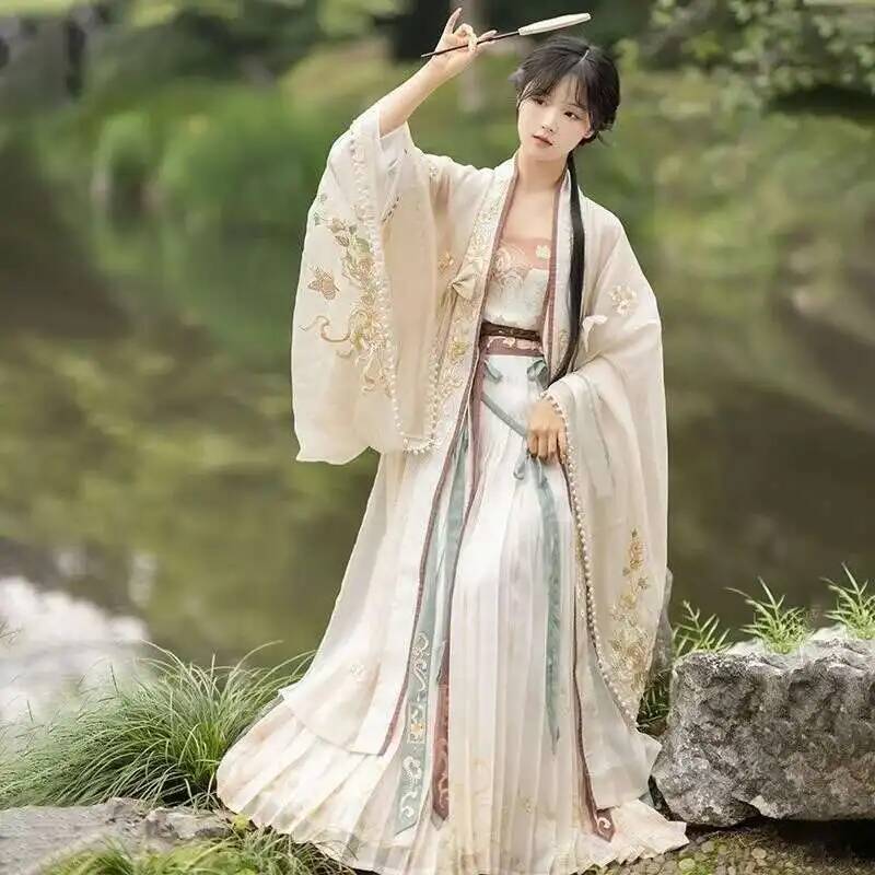 Vestido Hanfu Antigo Chinês pa - Anime Cosplay Dance avaliação e preço