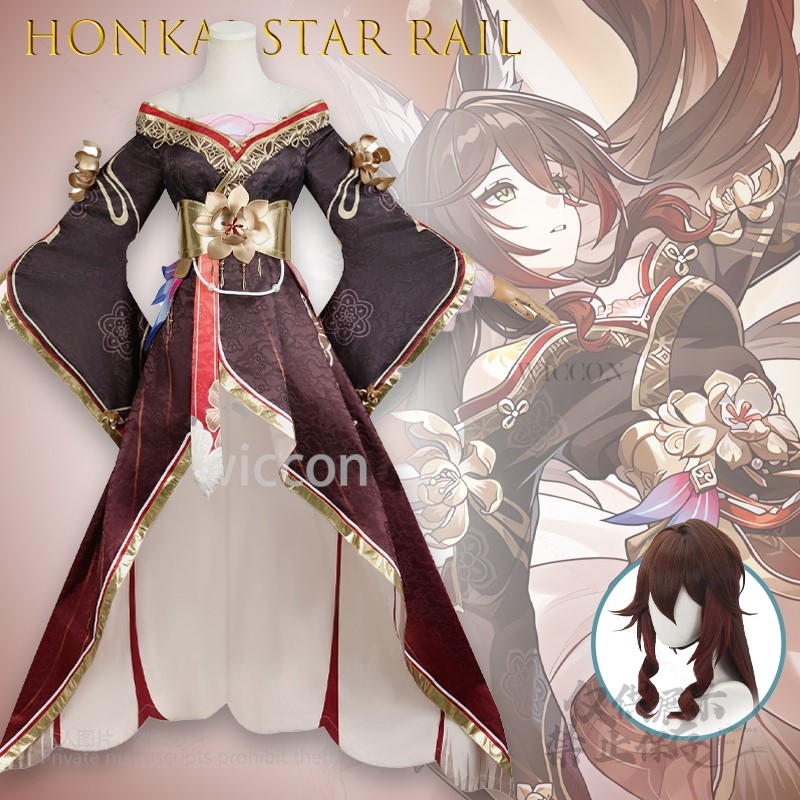Jogo honkai star rail tingyuna - Anime Cosplay Outfits For Women avaliação e preço