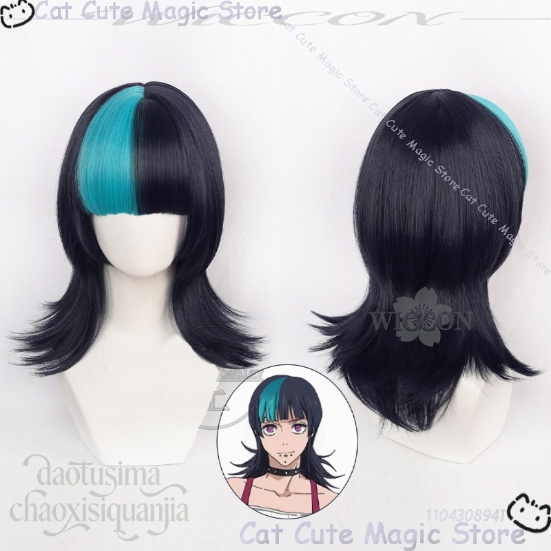 Peruca Sintética Preta com Luz - Cosplay Anime Black Hair avaliação e preço