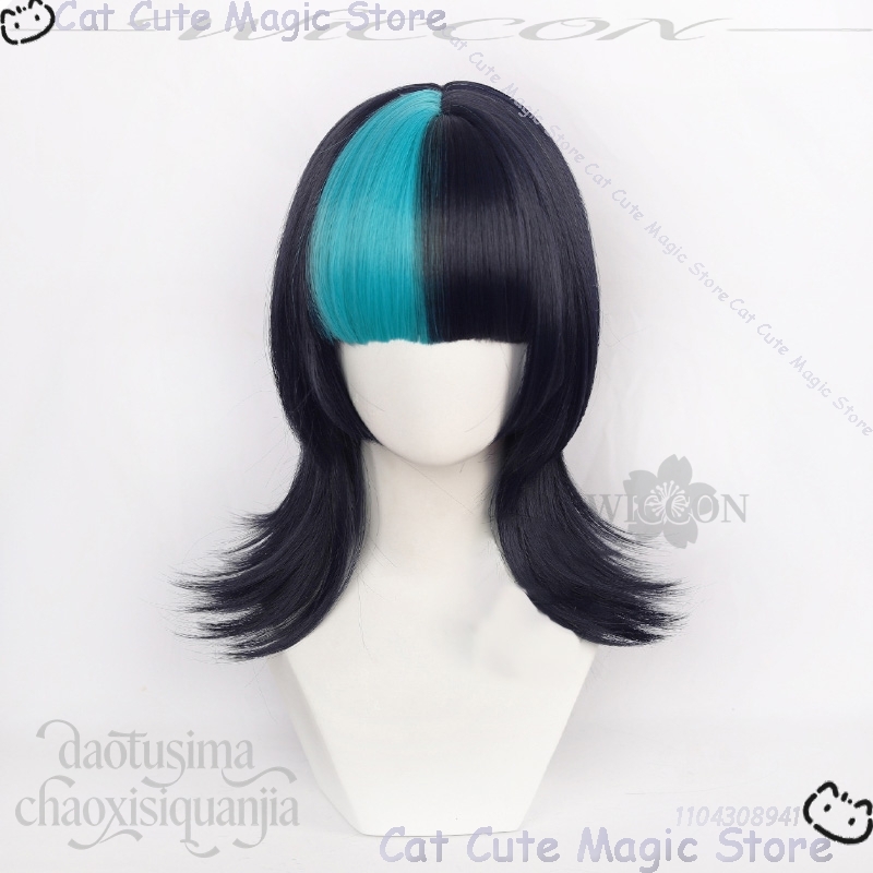 Peruca Sintética Preta com Luz - Cosplay Anime Black Hair avaliação e preço
