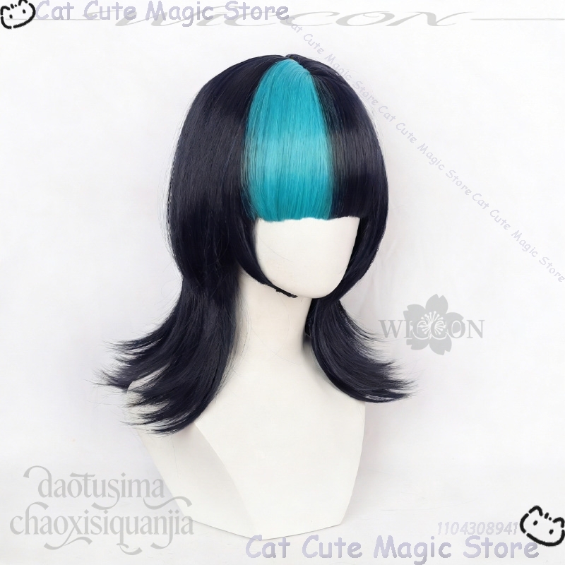Peruca Sintética Preta com Luz - Cosplay Anime Black Hair avaliação e preço