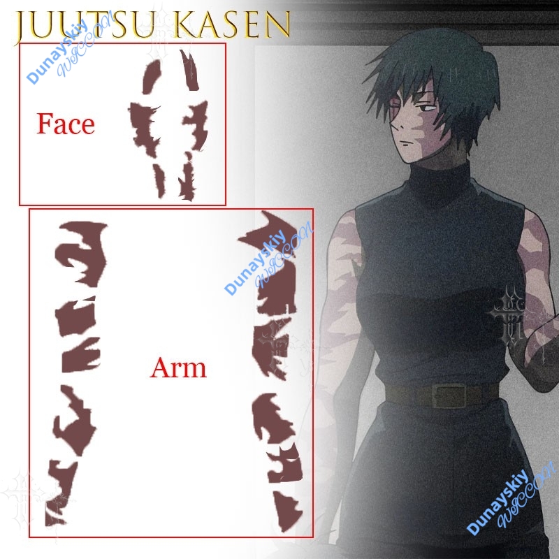 Tatuagens Temporárias Anime Ju - Anime Cosplay Jujutsu Kaisen avaliação e preço