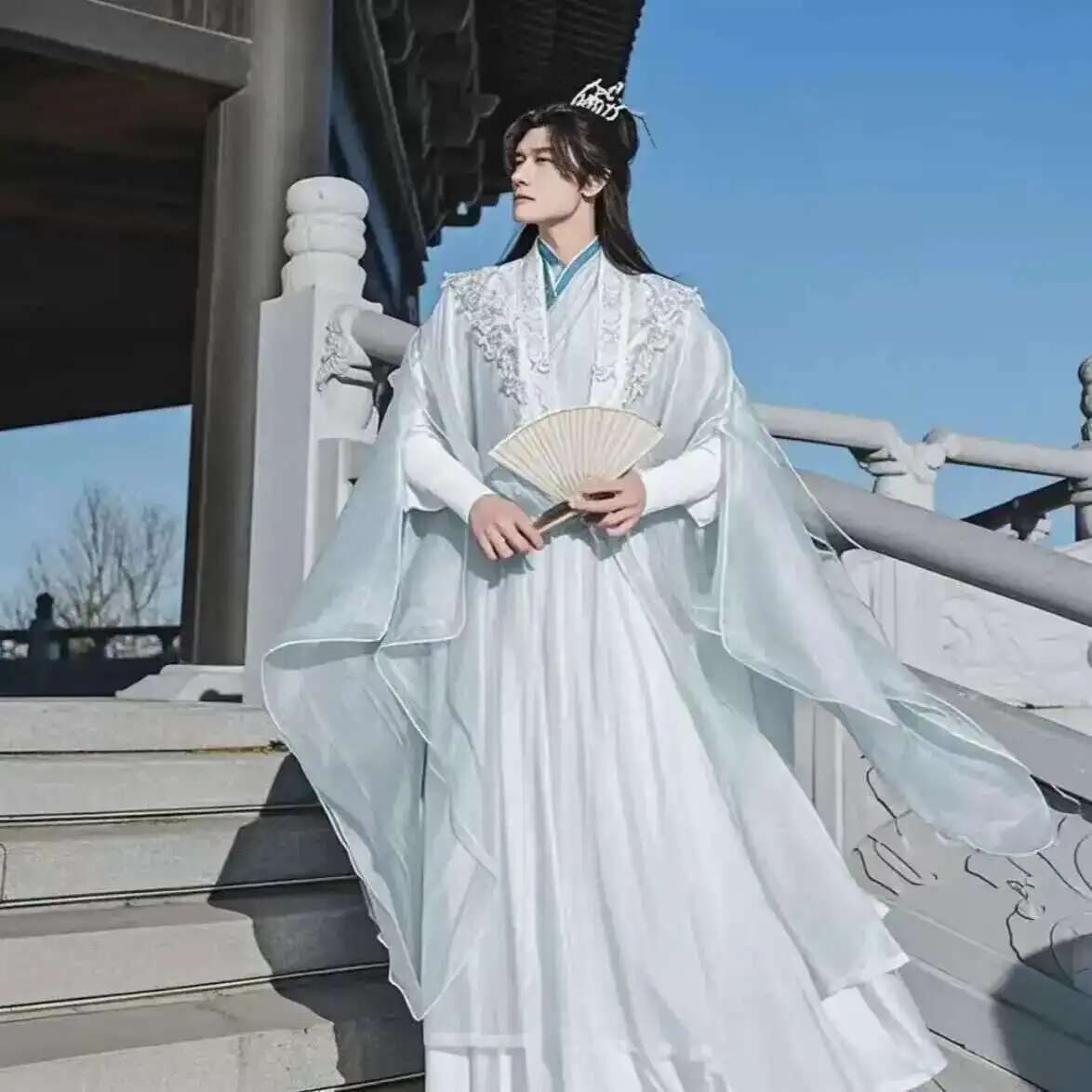 Tamanho grande 3xl hanfu mascu - Anime Cosplay For Halloween avaliação e preço
