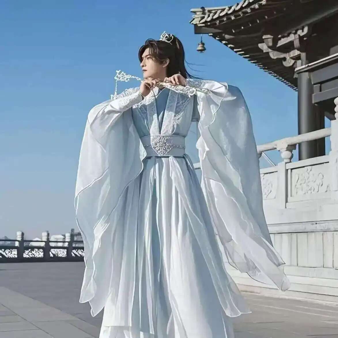 Tamanho grande 3xl hanfu mascu - Anime Cosplay For Halloween avaliação e preço
