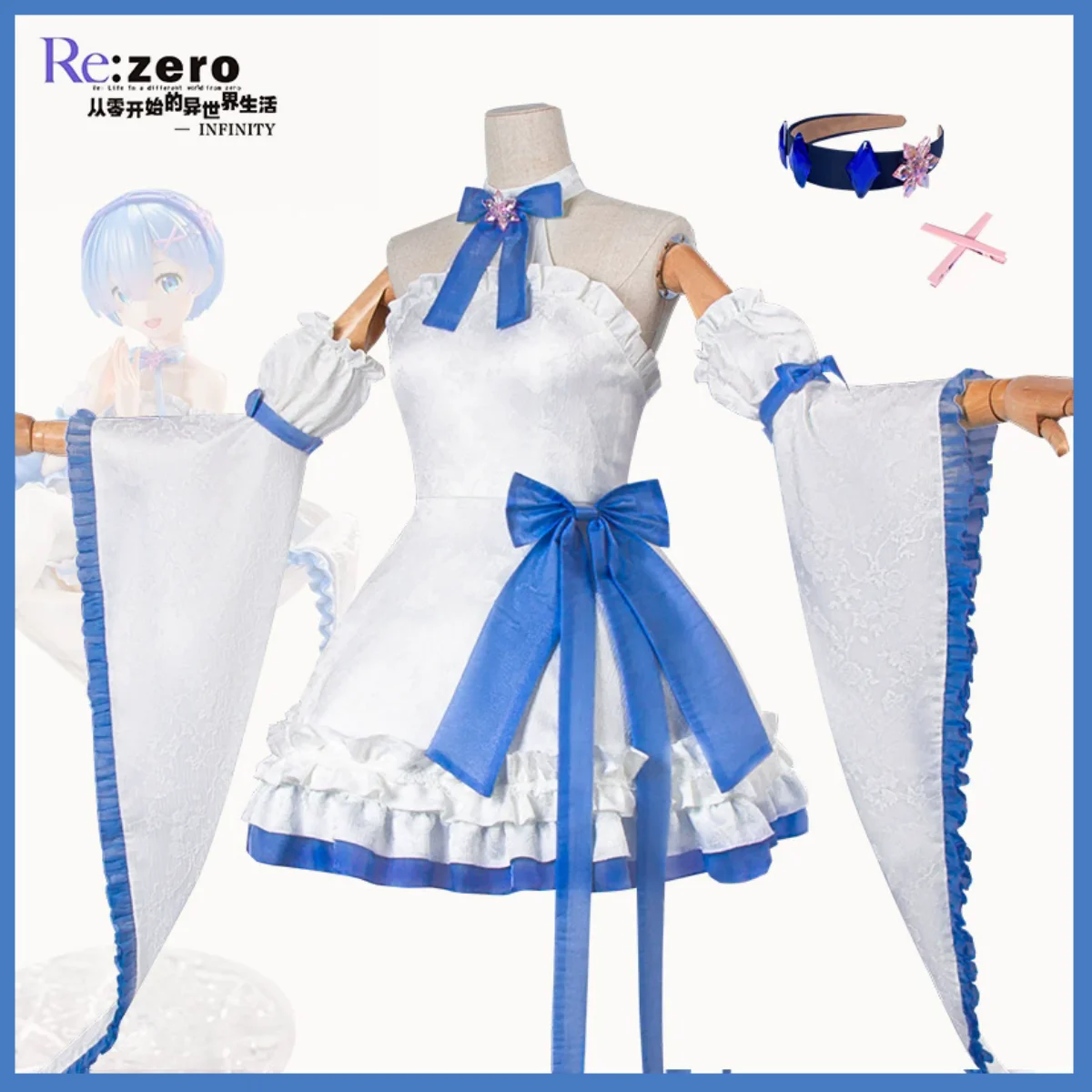 Xqanime re: vida em um mundo d - Re Zero Rem Wig avaliação e preço