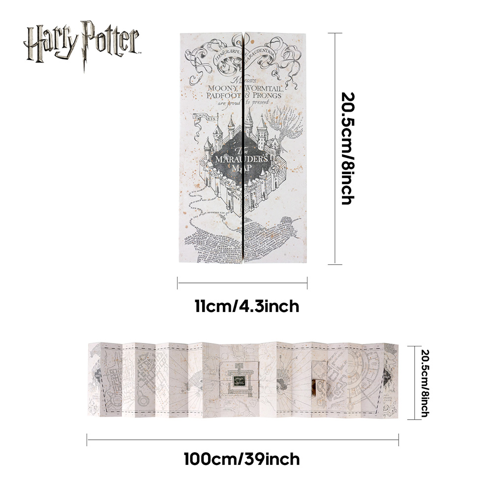 1PC Mapa da Escola de Magia do - Anime Cosplay And Costumes avaliação e preço