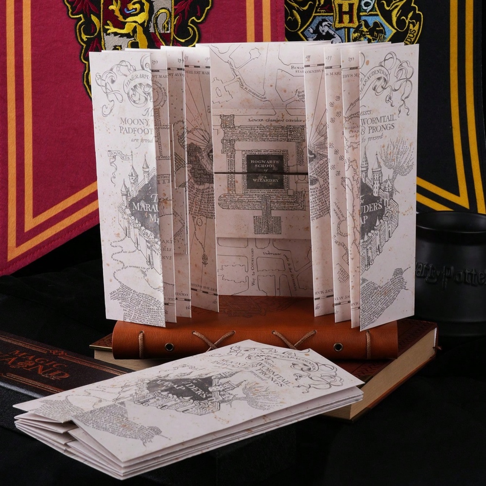 1PC Mapa da Escola de Magia do - Anime Cosplay And Costumes avaliação e preço